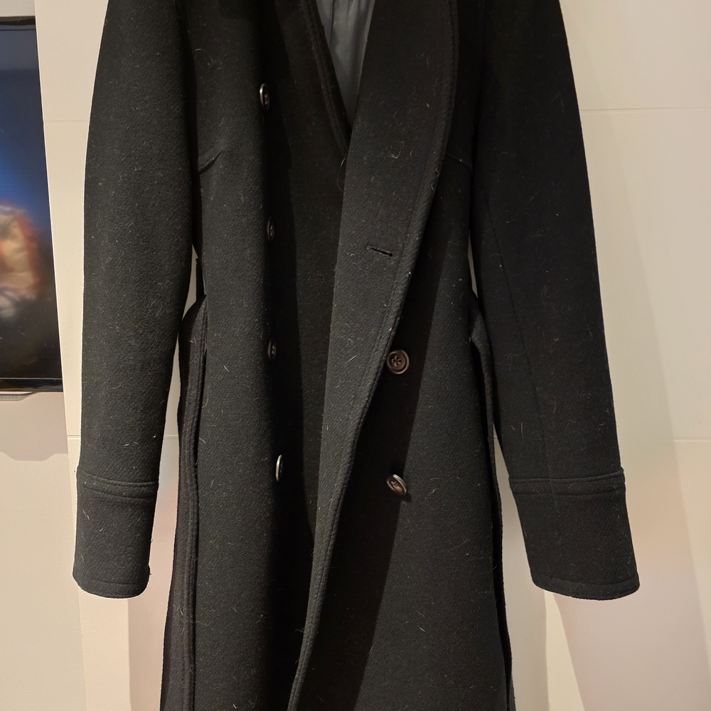 J. Crew Women's Black Wool Pea Coat